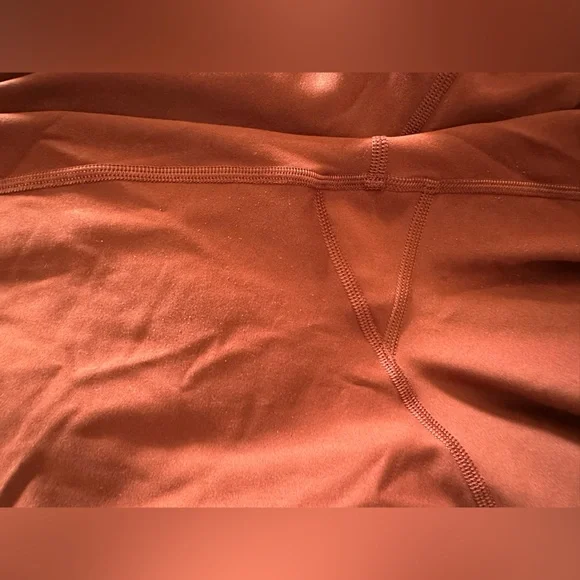 Lululemon Wunder Train High Rise Tight 25” inseam Dark Terracotta size 16 - Picture 5 of 7